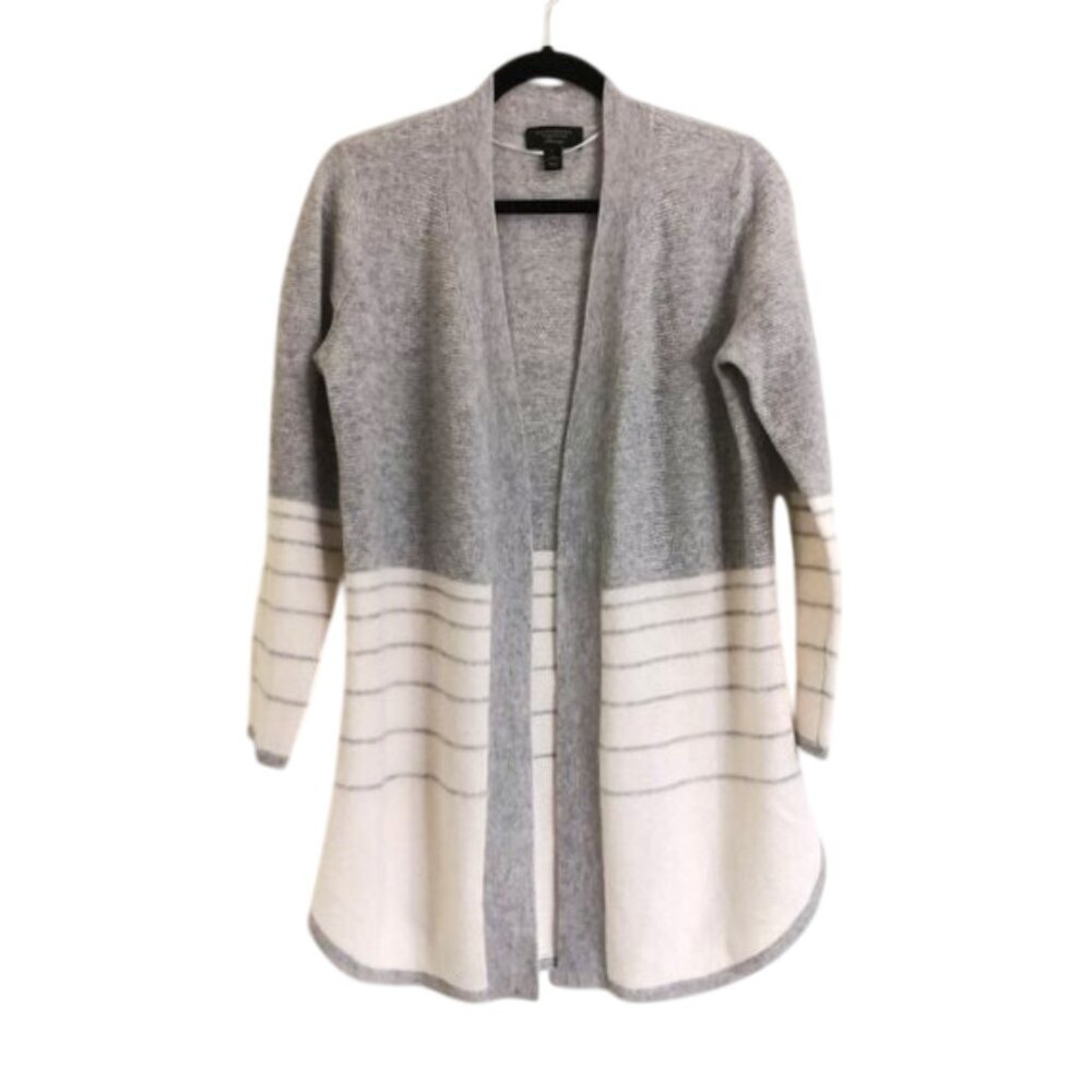 Charter Club 100% Cashmere Open Front Cardigan Size S